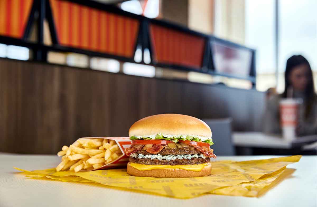 Whataburger Launching New Bacon Blue Cheese Burger Fast Food Review
